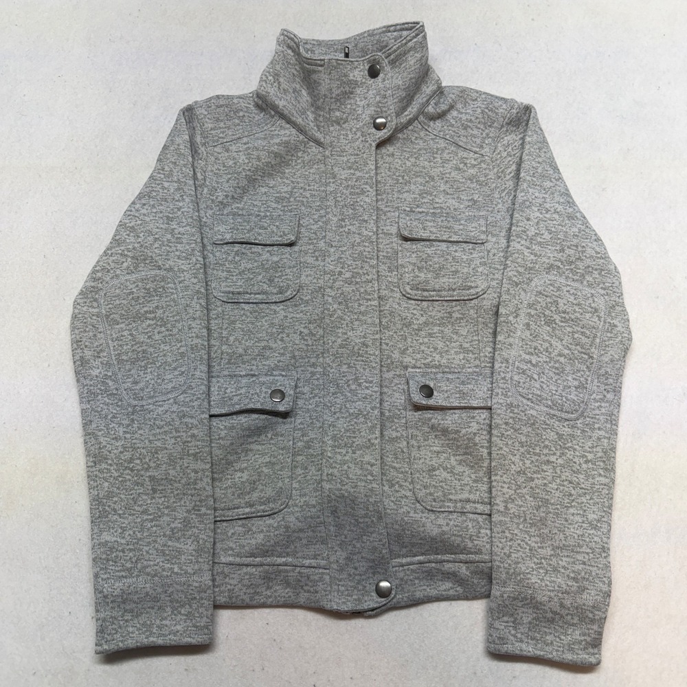 Patagonia Women's Small Jacket Gray Better Sweater Fleece Utility Chore Full Zip